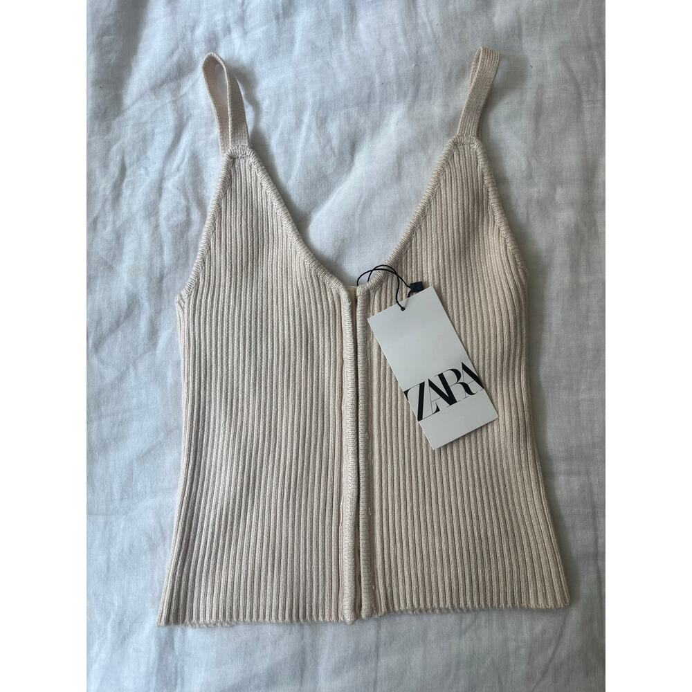 Zara Rib Knit Tank NWT